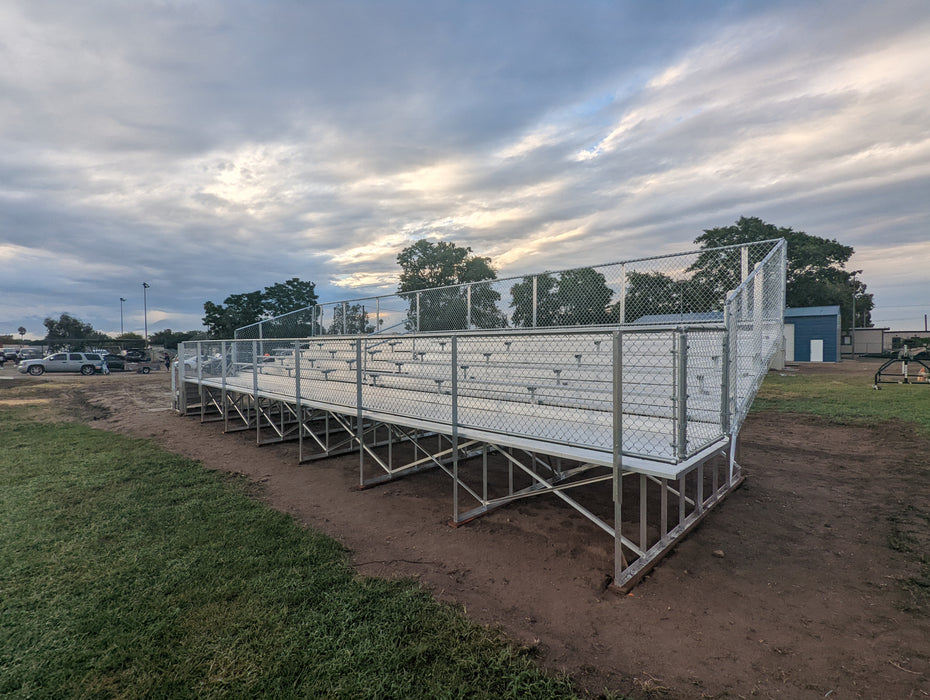 5 Rows Elevated Bleacher - 15' Length