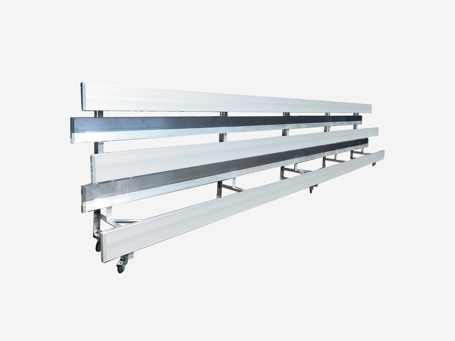 3 Row Bleacher TIP AND ROLL - 8' Length
