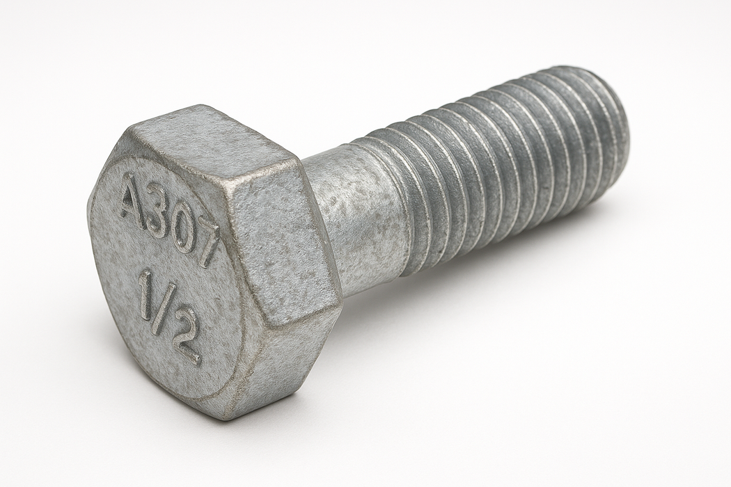 1/2 galvanized hex bolt a307 1  1/4