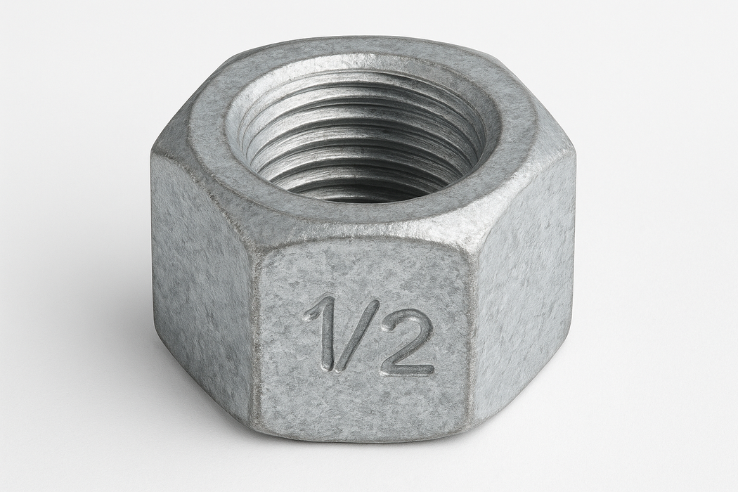 1/2 galvanized hex nut