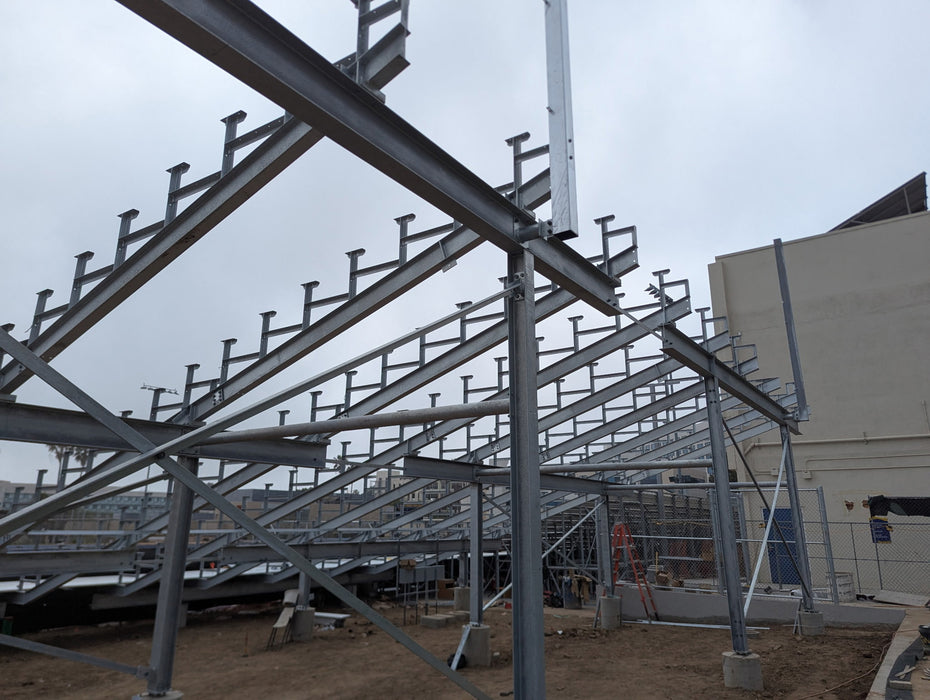 STEEL I-Beam Permanent Grandstands