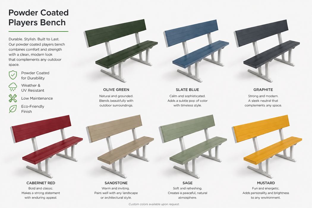 Players Bench - 6' Length