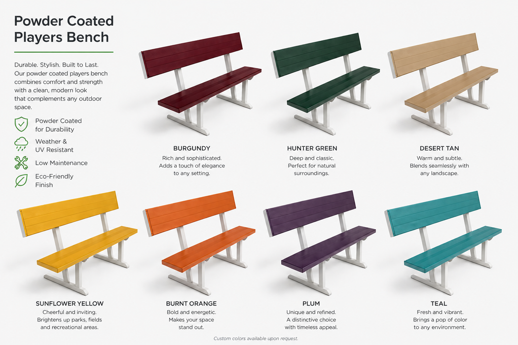 Players Bench - 6' Length