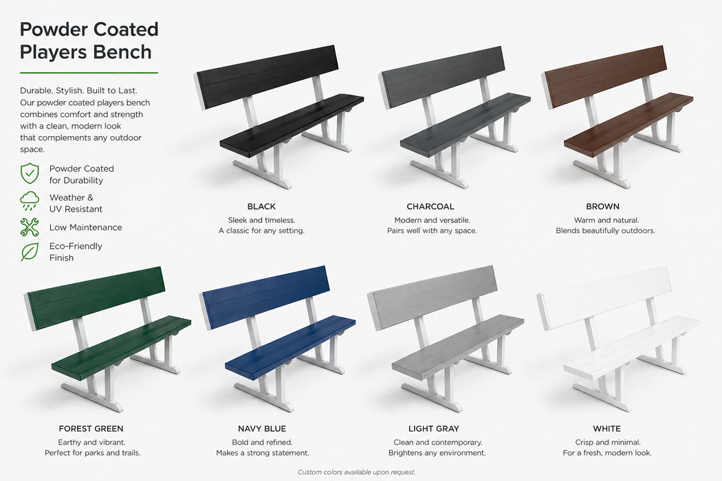Players Bench - 6' Length