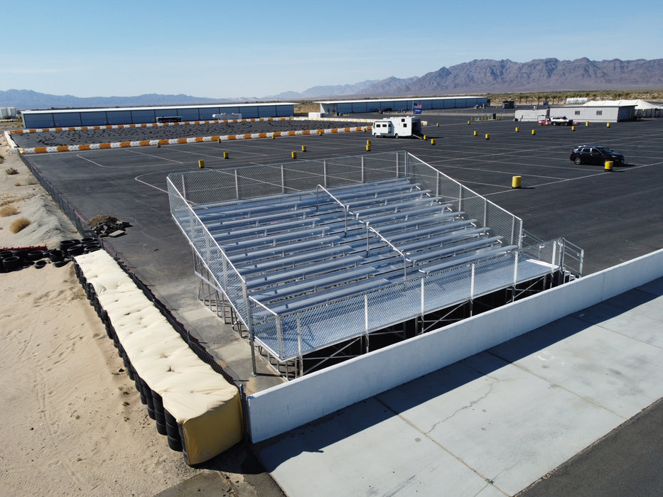 8 Row Elevated Bleacher - 21' Length