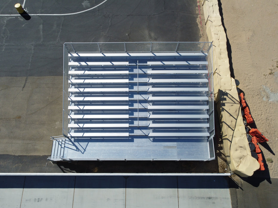 8 Row Elevated Bleacher - 21' Length
