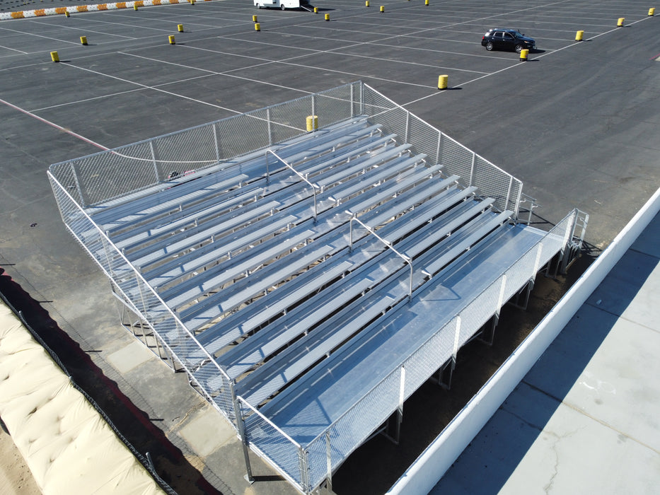 8 Row Elevated Bleacher - 21' Length