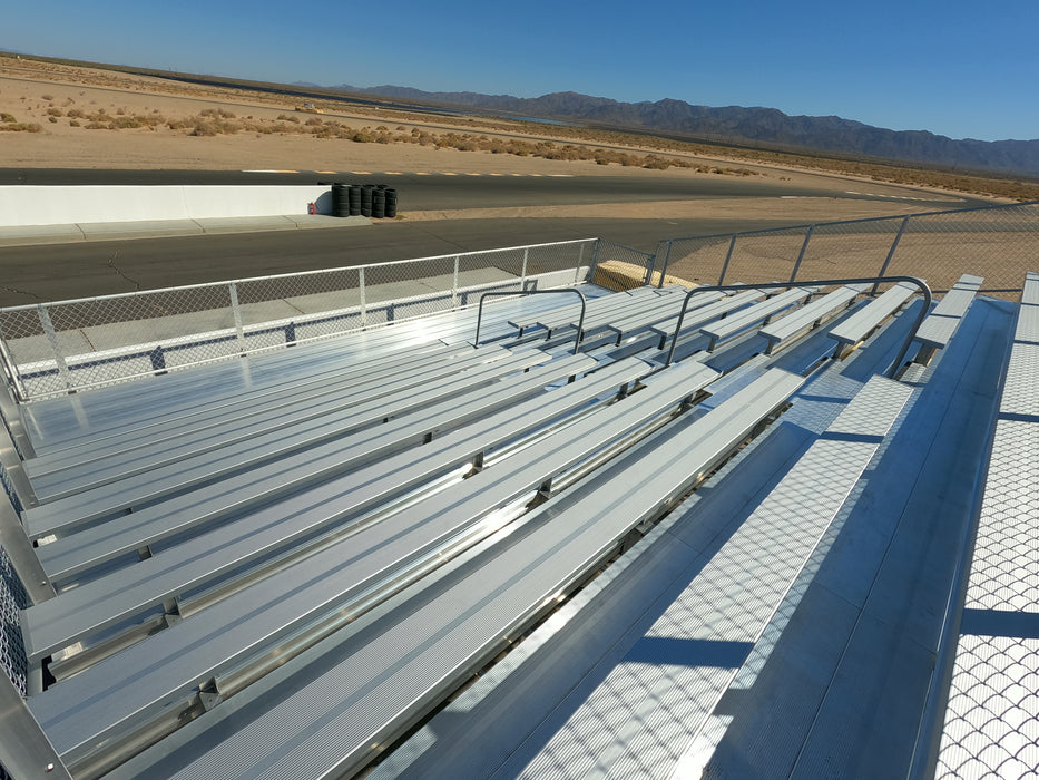 8 Row Elevated Bleacher - 27' Length