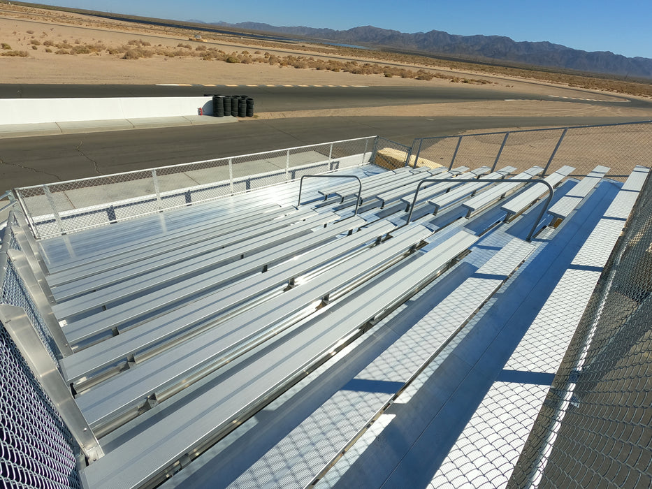 8 Row Elevated Bleacher - 27' Length