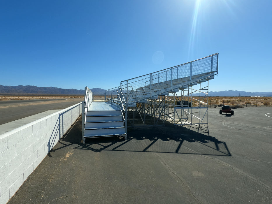 8 Row Elevated Bleacher - 27' Length