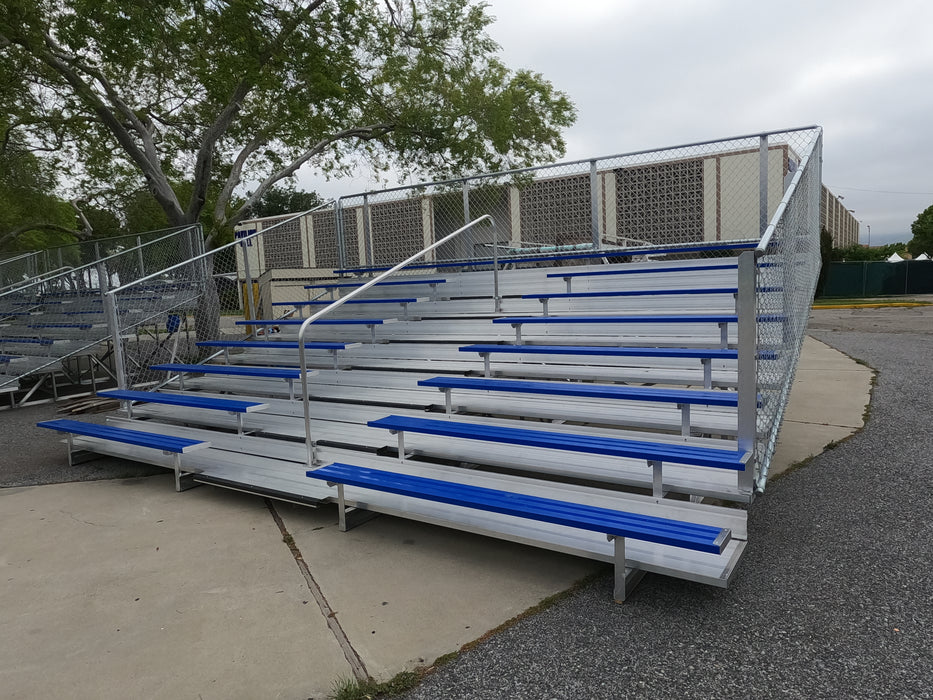 Bleacher Railing 8 Row Bleacher DELUXE - 21' Length — California Bleachers