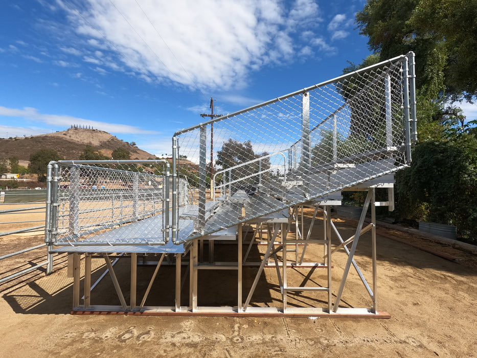 5 Row Elevated Bleacher - 27' Length