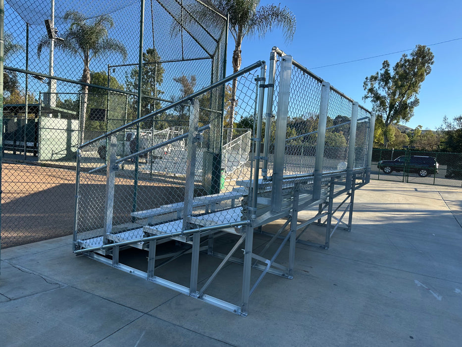 Bleacher Steel-Galvanized Back Post Support