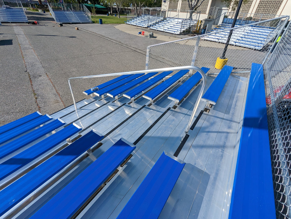 Bleacher Risers 8 Row Bleacher DELUXE - 27' Length — California Bleachers