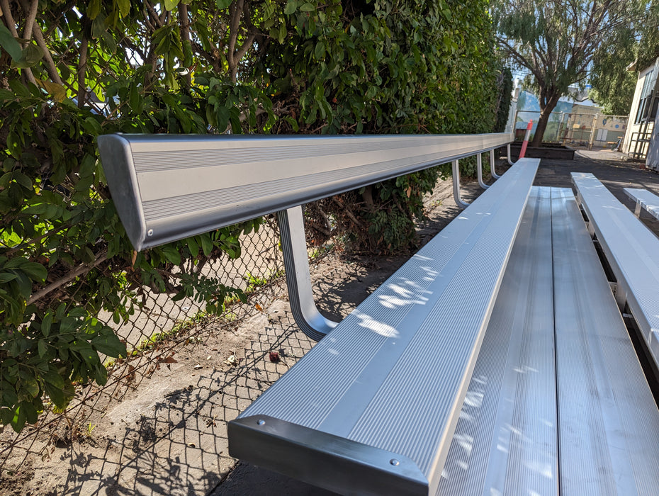 3 Row Bleacher PREMIUM + DELUXE - 21' Length