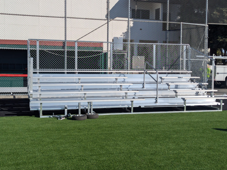 5 Row Transportable Bleacher DELUXE - 21' Length