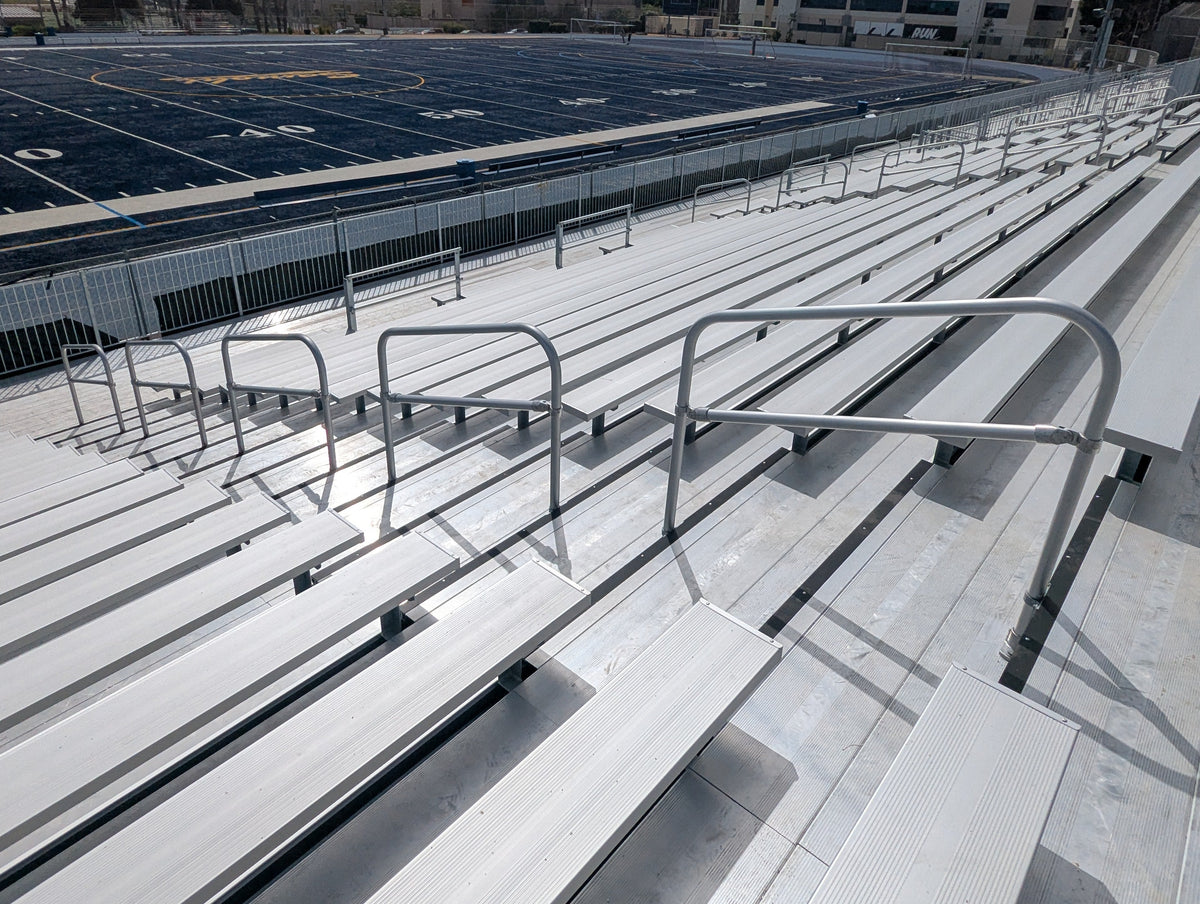 Mid-Aisle Handrail — California Bleachers
