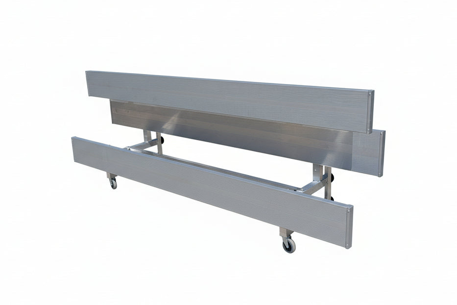 2 Row TIP AND ROLL Bleacher - 15' Length